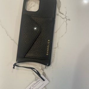 Bandolier iPhone 12max pro. Brand new. Case only. No strap. Silver hardware